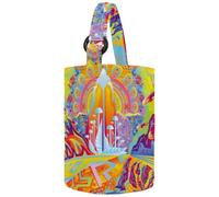 lcndlsoe Women's Bucket Handbag, Desert Landscape Canvas Tote Bag Purses Trendy Shoulder Bag