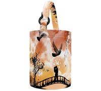 lcndlsoe Women's Bucket Handbag, Desert Landscape Canvas Tote Bag Purses Trendy Shoulder Bag