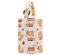 lcndlsoe Women's Bucket Handbag, Good Cute Fox Canvas Tote Bag Purses Trendy Shoulder Bag