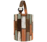 lcndlsoe Women's Bucket Handbag, Universe Galaxy Nebula Night Starry Sky in Rainbow Colors Canvas Tote Bag Purses Trendy Shoulder Bag