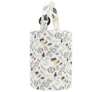 lcndlsoe Women's Bucket Handbag, Universe Galaxy Nebula Night Starry Sky in Rainbow Colors Canvas Tote Bag Purses Trendy Shoulder Bag
