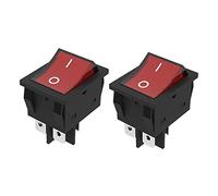 lcocove JD 30A 125V/250V AC Large Current Rocker Power Switch 2pcs 4Pins