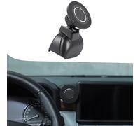 Lcojicep Car Center Console Phone Holder Compatible with Ford Maverick 2022-2025 Central Control Navigation Left Side Mobile Phone Mount Accessories，Can Rotate 360 Degrees (Black E)