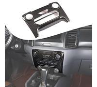 Lcojicep Radio Audio Control Panel Automatic Climate A/C Heater Temperature Control Cover Trim Fit for Ranger 2015-2021/Ford Everest (Carbon Fiber Grain)