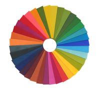 LCPCX Tissue Paper, 10 Sheets per Color, 50 x 35 cm - Multi-Coloured Tissue Paper for Wrapping Gifts, DIY Arts & Crafts, Flower Arrangements, Birthdays, Parties & Festivals (36 Colors)