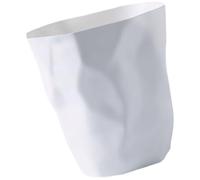 Lcpucc Contemporary Pleated Waste Bin with Unique Design for Kitchen, Bathroom, and Office - PP Material Trash Can