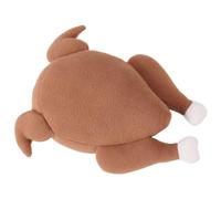 Lcpucc Squeaky Dog Toy with Hidden Pocket - Interactive Roasted Turkey-Shaped Pet Entertainment & Training Toy for Family Fun