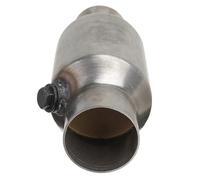 LCQSYE Car Catalytic Converters 2.5" Universal Catalytic Converter 400 Cell High Flow Muffler Catalytic Converter Euro 2 Round Stainless Steel