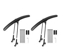 LCQSYE Front and Rear Mud Adjustable Road Bike Bicycle Mudguard Wings For Front Rear 700C Tires Bicycle Set Cycling Accessory MudGuard