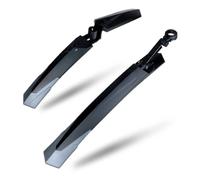 LCQSYE Front and Rear Mud Bike Tire Set MTB Soft Plastic Wings Front/Rear Mudguard Widen Lengthen Adjustable Release Protector MudGuard