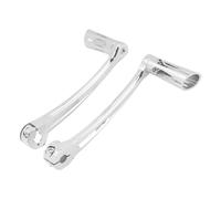 LCQSYE Metal Gear Shifter Shift Lever Heel Toe Shifter Le Motorcycle Toe Shift Heel Levers Shifter Peg Brake Arm FitFor Harley Touring Road Street Glide FLHR Softail Fatboy 86-17(Chrome Shift Lever)