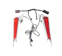 LCQSYE Motorcycle Brake Tail Light FIt For Harley Touring Road King Road Street Glide 14-UpMotorcycle Turn Signal Brake Lamp Running Brake Light(Filler Panel Light 3)