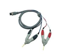 LCR Meter, Test LCR Instrument Cable Digital Bridge Clamp SMD Patch with Shielding Box Better Accuracy Wire Length 1m,Data Save(Paragraph C)