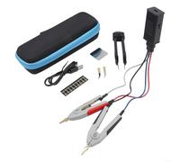 LCR-ST2 2-in-1 Digital LCR ESR Clamp Meter, 100Hz-100kHz Frequency Scan, 1.47" Color Display, Magnetic Mount, Type-C, for SMD Component Testing(LCR-ST2 high)