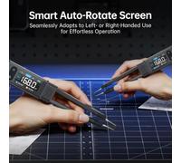 LCR ST2 2-in-1 Digital LCR ESR Clamp Meter Supporting English Chinese Language Modes and Auto Recognition of Resistance Capacitance Inductance (LCR-ST2 high)