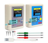 LCR-TC1 1.8" TFT LCD Display Multi-Meter Transistor Tester Diode Triode Capacitor Resistor Test Meter MOSFET NPN PNP Triac MOS(LCR-T1 and LCR-T7)