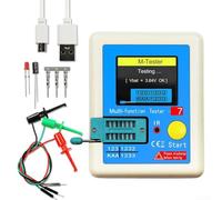 LCR7 Multifunction Transistor Tester with 3 5inch TFT Backlight Screen for Diode Triode Capacitor Resistor ESR NPN PNP MOSFET Detection