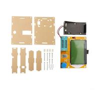 LCRT4 Transistor Tester for NPN PNP MOSFET Diode Triode Resistor Capacitor Testing Featuring Fast Results and Protective Carrying Case