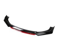 LCSMYSHE Car Front Spoiler Bumper Lip for Mazda MX-5 2009-2017,Vehicle Lower Front Spoiler Body Protection Diffuser Splitter Modified Accessory,A-Red