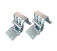 LCSVCCXA 2 Pieces Garage Door Roller Support Replacement Hinge Accessory Galvanized Easy to Install Suitable for Automatic Doors Anti, onto Shaft