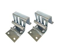 LCSVCCXA 2 Pieces Garage Door Roller Support Replacement Hinge Accessory Galvanized Easy to Install Suitable for Automatic Doors Anti, Under Shaft