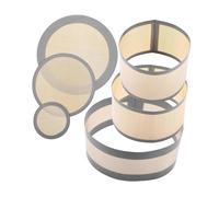 LCSVCCXA 2 Pieces Silicone Baking Mats, Reusable Non-Slip Lining, Flexible Round Mats, Mold Protectors, Versatile Functions, Suitable for Baking, Multi, 6Pcs