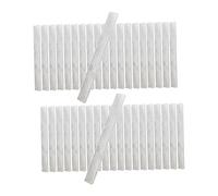 LCSVCCXA 40 Pieces Steatite Pen Holder Flat Refills for Marking Pen, Welding Pencil, Textile Marker Suitable for Workshop, Construction Site, Industry, 40 Refills