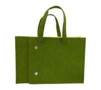 LCSVCCXA Handheld, Shopping Bag with Handles, Open Top, Versatile Carrying Case, Thick Foldable Gift for Outdoor Use, The, Green