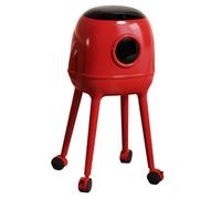 LCSVCCXA Tall Bin for The Home, Dresser, Bedroom, Bathroom, Living Room, Red