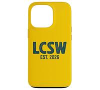 lcsw est 2026 Shirt Licensed Clinical Social Worker Case for iPhone 13 Pro