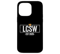 lcsw est. 2026 Shirt Licensed Clinical Social Worker Case for iPhone 14 Pro Max