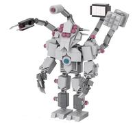 LCTM Building Blocks Figures Toy Toilet Titan Cameraman Speakerman Clock TV Man Game Upgraded Action Mutant Model Funny Ideas Collectible Birthday Gift Skibidi Buildable Brick Adults Kids E