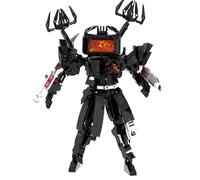 LCTM Skibidi Toilet Titan Building Blocks Toy Cameraman Speakerman Clock TV Man Monitor Action Figure Model Horror Game Multiverse Upgraded Adults Kids Fans Collectible Animation Birthday Gift C