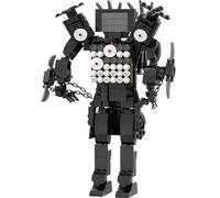 LCTM Skibidi Toilet Titan Building Blocks Toy Cameraman Speakerman Clock TV Man Monitor Action Figure Model Horror Game Multiverse Upgraded Adults Kids Fans Collectible Animation Birthday Gift C