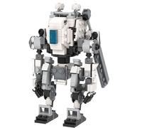 LCTM Titan Tribe Warrior Robot Transformation Block Set Adult City Warrior Justice Hero Soldier Mech Model Set Cool Creative Robot Toy Gift for Youth and Children Boys Toys A