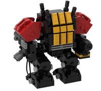 LCTM Titan Tribe Warrior Robot Transformation Block Set Adult City Warrior Justice Hero Soldier Mech Model Set Cool Creative Robot Toy Gift for Youth and Children Boys Toys A