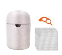 LCUHAVA Lemon Squeezers Manually Operated Juicer Squeezer Portability Citrus Squeezer, Multifunctional Orange Juicer Manual Rag With Silver Wire (Beige）