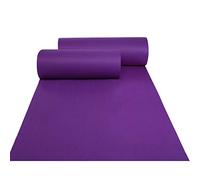 LCUVIMPEX Aisle Runner, Aisle Runner Rug Purple Multiple Sizes Polyester 2mm Thickness For Wedding Indoor Outdoor(1.5x30m)
