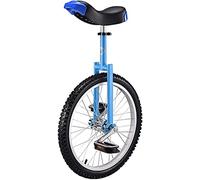 LCUVIMPEX Balance Training Unicycle 20 Inch Balance Bicycle Unicycle with Mountain Tire Blue 150 kg Load