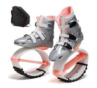 LCUVIMPEX Kangaroo Bounce Shoes Kangaroo Jump Shoes With Backpack, Grey, Multiple Sizes, Load 110-286 lbs(XL)