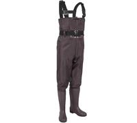 LCUVIMPEX Waterproof Fishing Bootfoot ， These Unisex Hip Waders Are Brown And Come In Sizes 5. To 10(9)