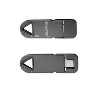 lcwamy 4GB USB Stick 2 Pack Type C Metal USB Flash Drive Flash Drive 4GB USB Type C Pack Memory Stick (2PCS)