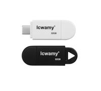 lcwamy Type C 32GB USB Stick 2 Pack Type C Flash Drive USB Type C Memory Stick Pack USB Flash Drive USB C Stick 2 Pack