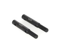 LCX Racing 1/8 RC Crawler Hard Steel Heavy Duty AF16P Front Rear Axle Internal CVD Drive Shaft Set for RC Crawler Car Axial AXP8 Gilamon 2.2, Upgrades Parts Accessories (Portal Stub Axle)