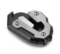 LCXZKIVS Motorcycle CNC Kickstand Enlarge Plate For Hon&da Gold Wing 1800 Goldwing 1800 GL1800 2018 2019 2020 2021 2022 2023 Foot Side Stand Enlarger Motorcycle(Black)