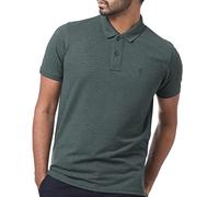 LCY London | Stand Up Basic - Wash Effect Men's Pique Polo Shirt Green