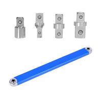 lcyen 15.4 Inch Multifunctional Offset Extension Wrench Set, Wrench Extender with 1/4", 3/8", 1/2" Square Drive Adapters, Offset Spanner Tool