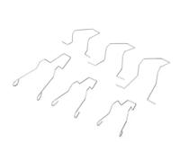 lcyen 6 Pcs Universal Headlamp Headlight Dip Dipped Beam Head Lamp Bulb Retaining Spring Clip Clamp fit for H1 H3 H4 H7 Steel 5ZHSFULLKIT