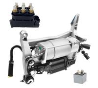 lcyen Air Suspension Compression Pump with Valve Block with Relay with Bracket for Au-di Q7 4LB SUV 2007-2015 4L0698007B 4L0698007C 4L0698007A 7L8616007A 7L8616007C 7L8616007E 7L0698853