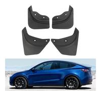 lcyen Mud Flaps for Tesla Model Y 2021-2023 Mud Flaps, Splash Guards Fend No Tape No Drilling Mudflaps, Splash Guards Fenders for Te-sla Model Y Accessories, All Weather Protector Mudguards (Set of 4)